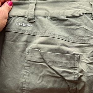 Army green Columbia pants